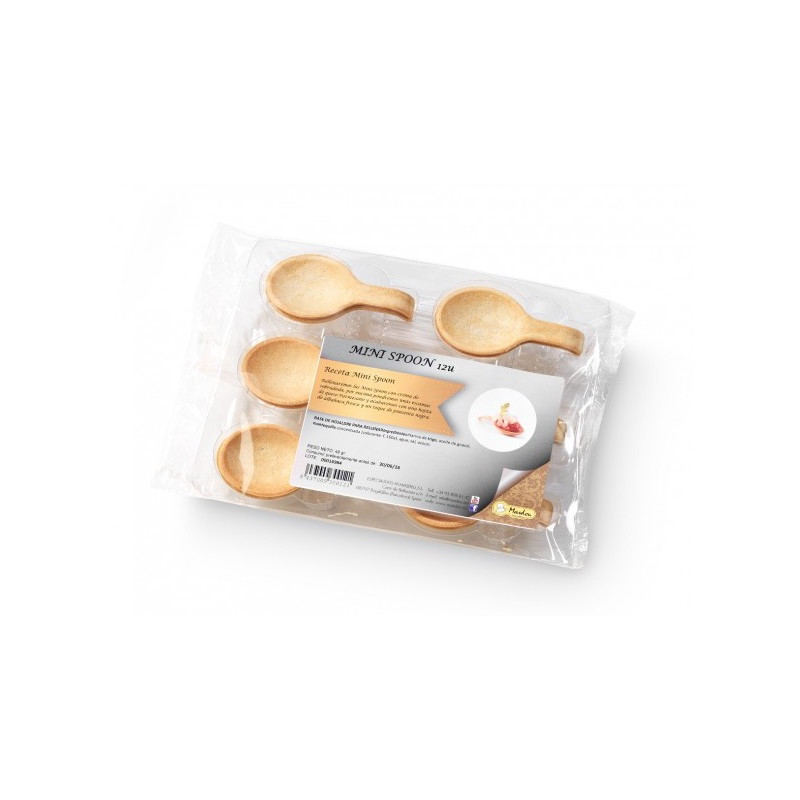 CUCHARILLA DE GALLETA 75mm. ESTUCHE 12un.